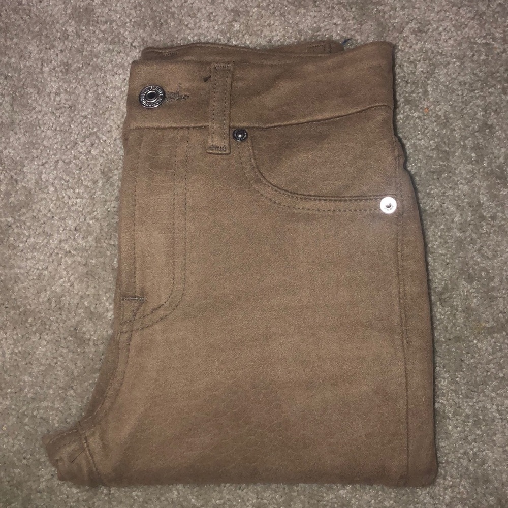 7 For All Mankind - Suede Skinny